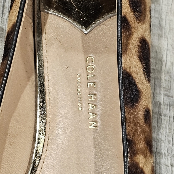 Cole Haan Leopard Print Heels - Picture 4 of 7